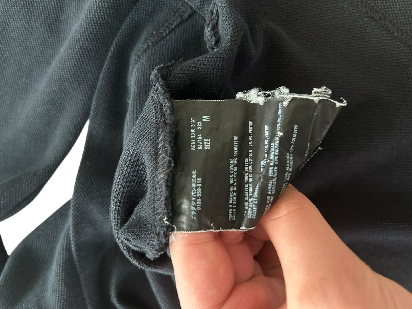 PRADA LONG-SLEEVE POLO SHIRT | S