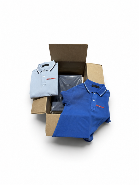 Prada Blue Wave Polo Bundle | S