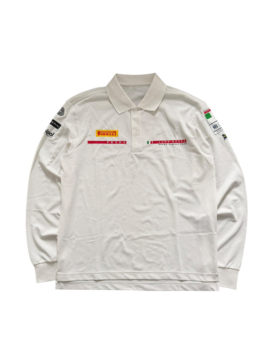 Prada Luna Rossa Longsleeve Polo | M