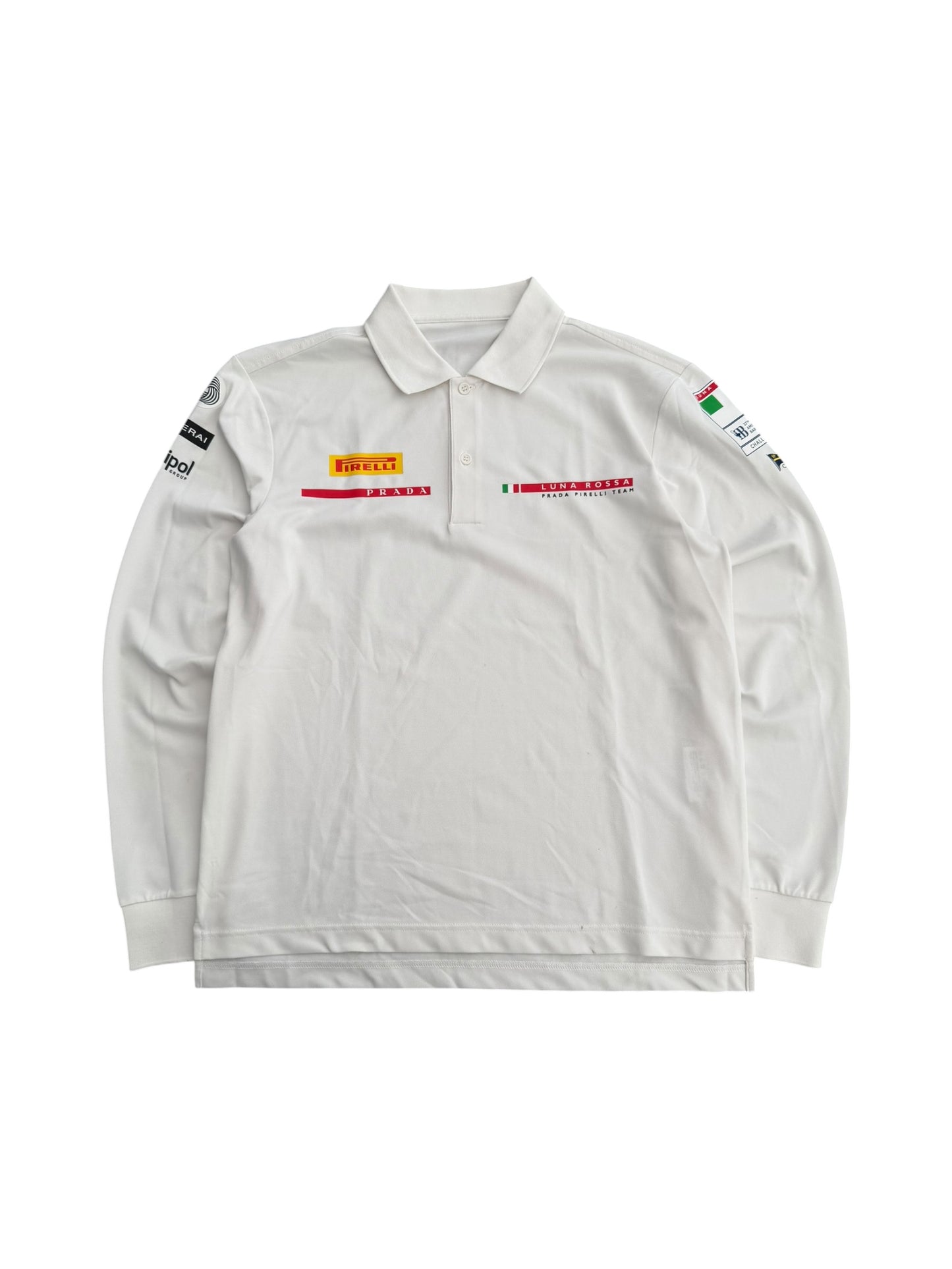 Prada Luna Rossa Longsleeve Polo | M