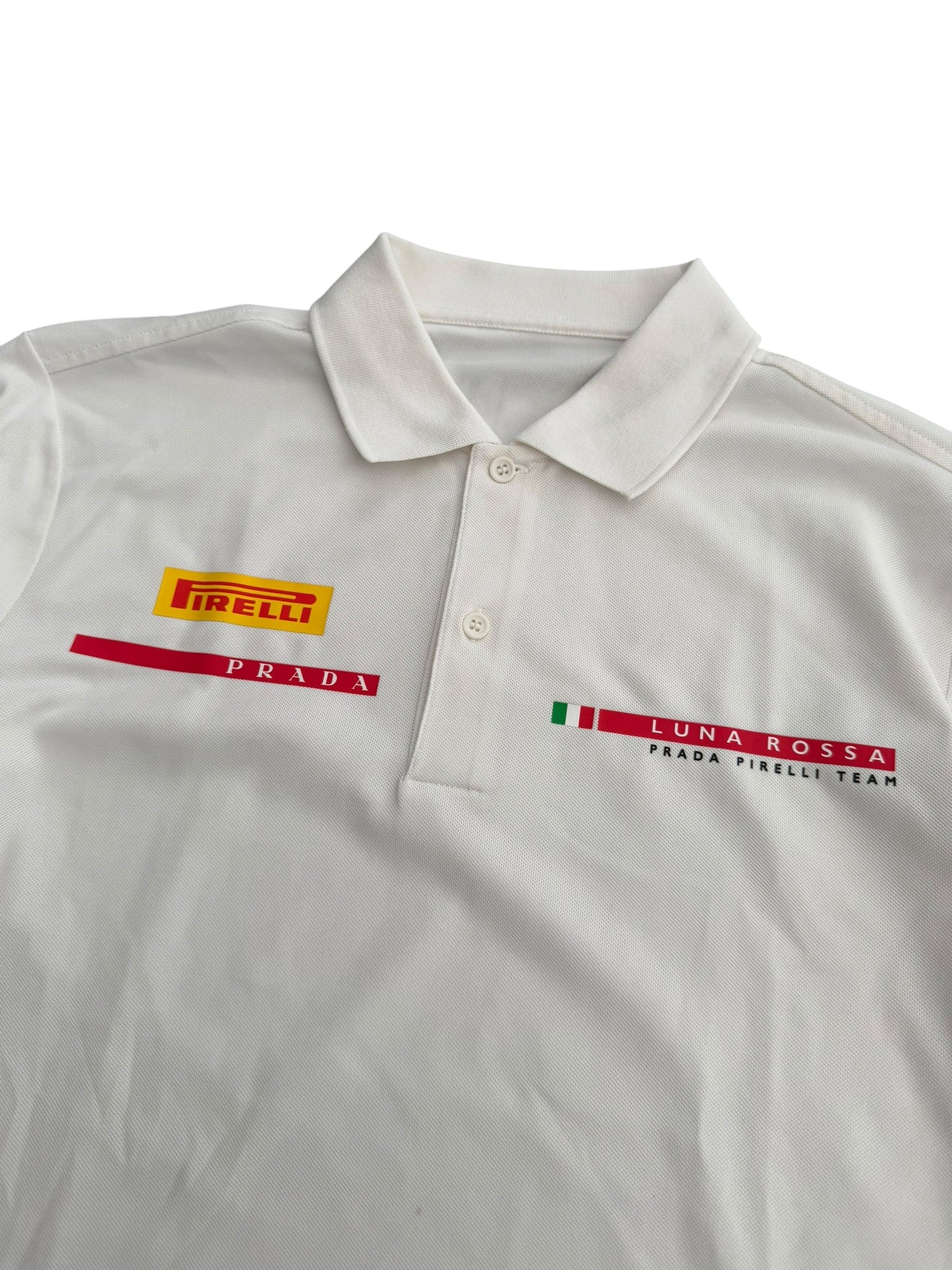 Prada Luna Rossa Longsleeve Polo | M