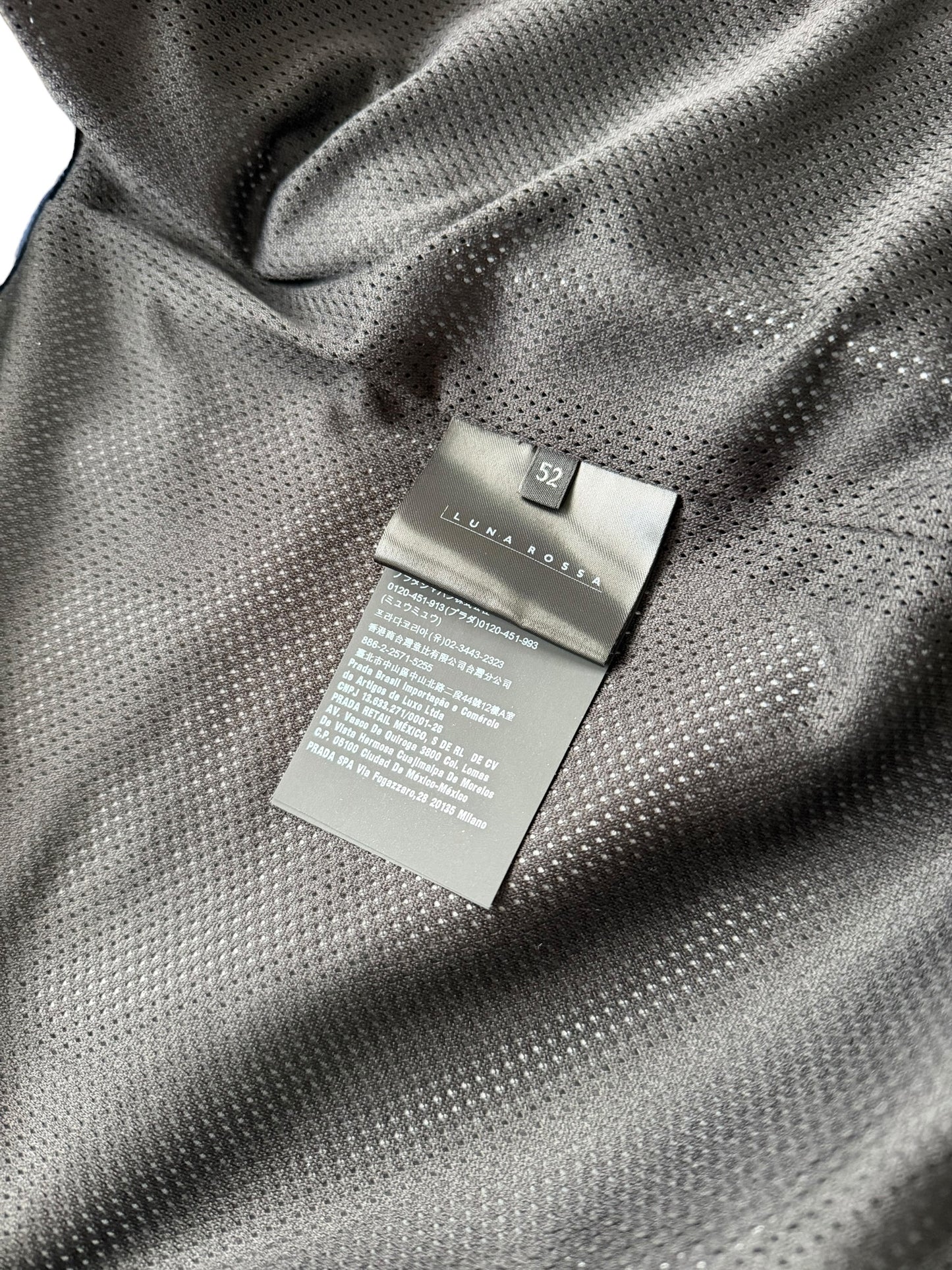 Prada Luna Rossa Veste | L