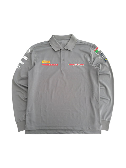 Prada Luna Rossa Longsleeve Polo | M