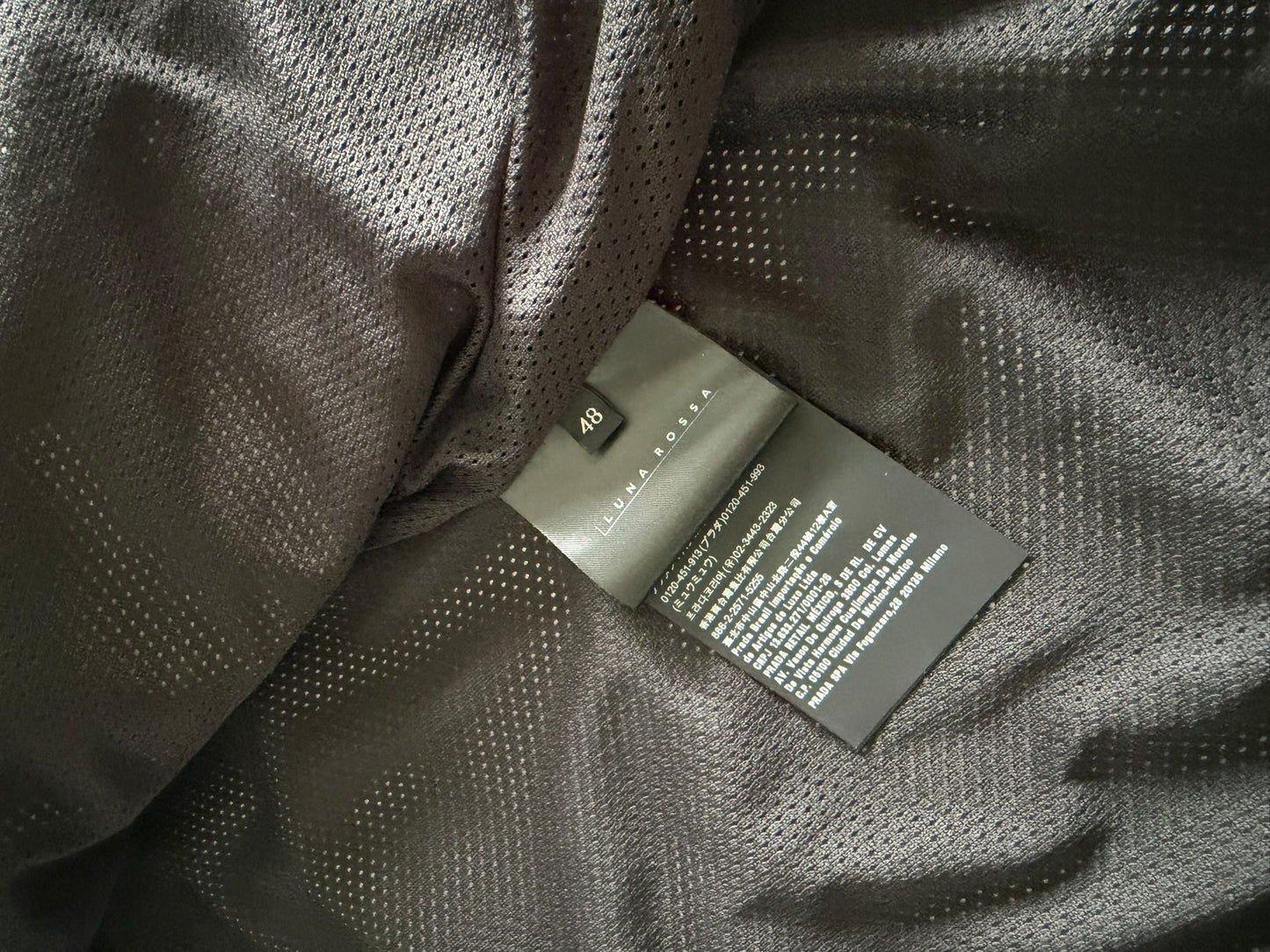 Prada Luna Rossa Veste | M