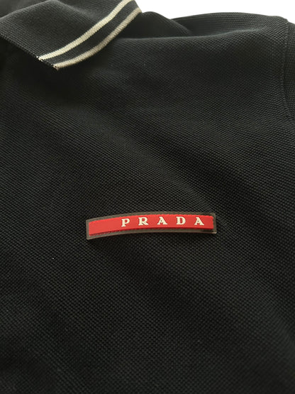 PRADA LONG-SLEEVE POLO SHIRT | S