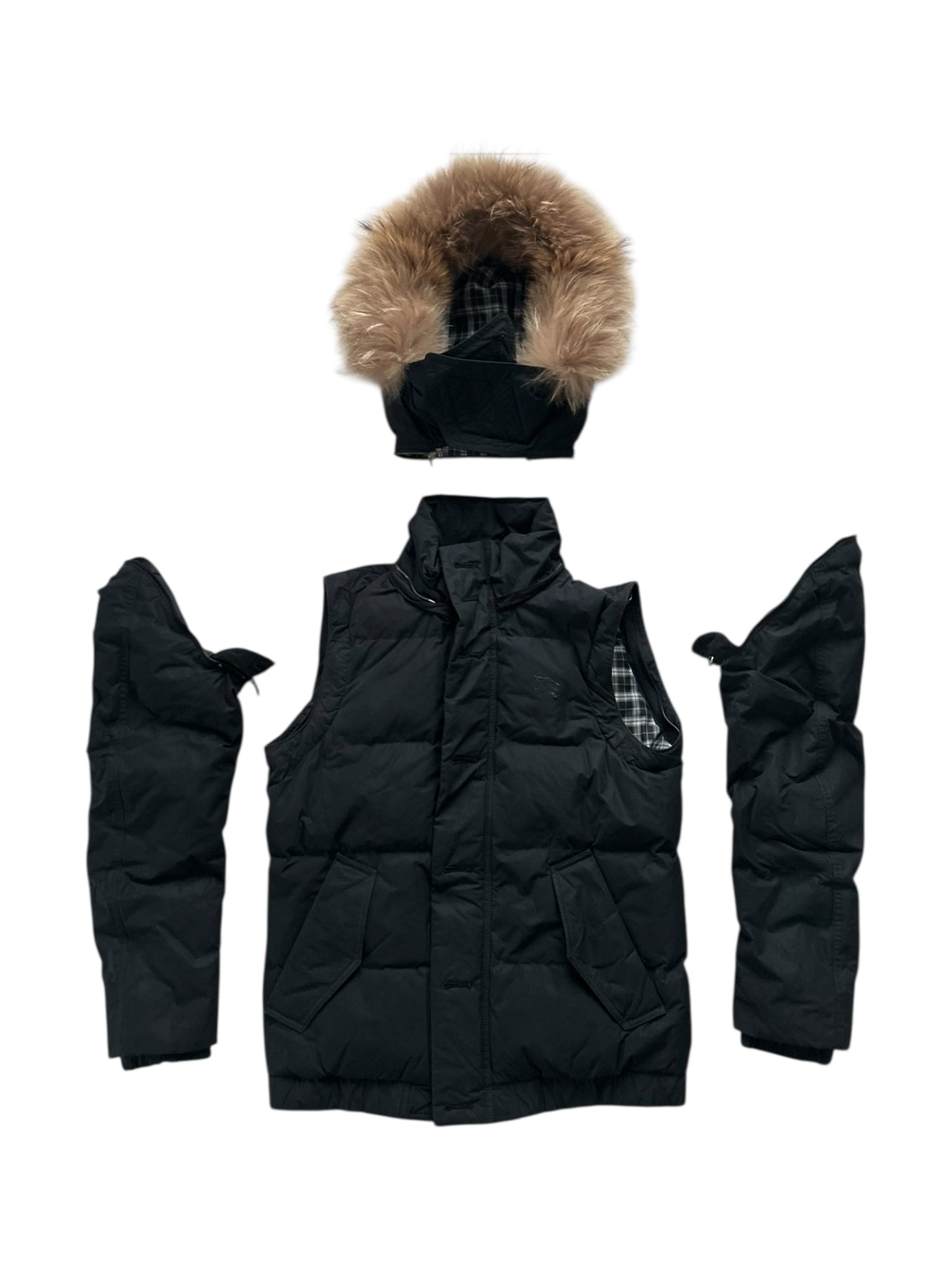Burberry Black Label Puffer Jacket 3way | S