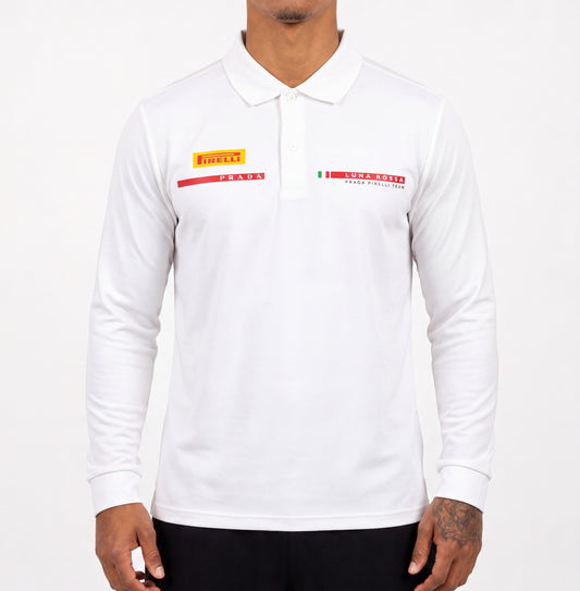 Prada Luna Rossa Longsleeve Polo | M